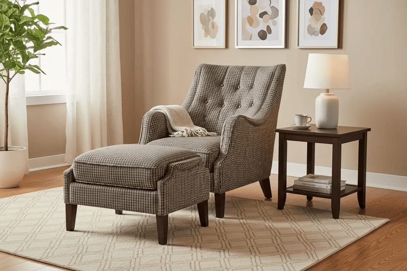 Leisure Armchair and Ottoman by BroDeals