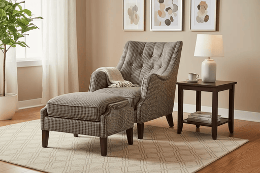BroDeals Arm Chairs, Recliners & Sleeper Chairs Leisure Armchair and Ottoman Leisure Armchair and Ottoman
