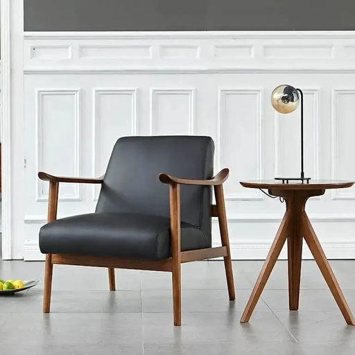 BroDeals Arm Chairs, Recliners & Sleeper Chairs Mid-Century Armchair Black Mid-Century Armchair Black