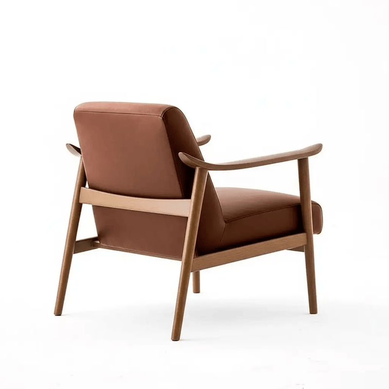 BroDeals Arm Chairs, Recliners & Sleeper Chairs Mid-Century Armchair Saddle Mid-Century Armchair Saddle