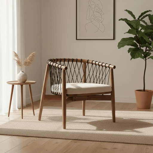 BroDeals Arm Chairs, Recliners & Sleeper Chairs Rope Armchair - American Ash Rope Armchair - American Ash