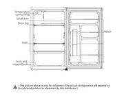 Midea 123L Bar Fridge White MDRD181FGF01AP by BroDeals