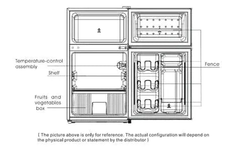 BroDeals Bar Fridge Midea 87L Bar Fridge and Freezer Midea 87L Bar Fridge and Freezer