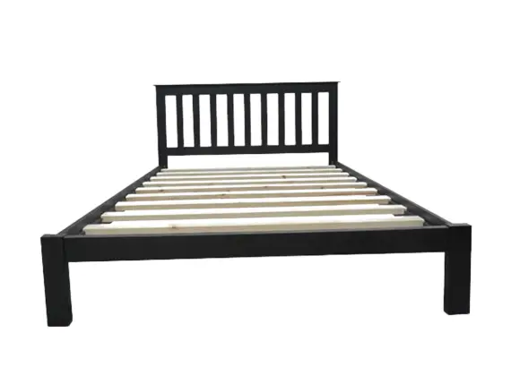 Classic Double Bed Black by BroDeals