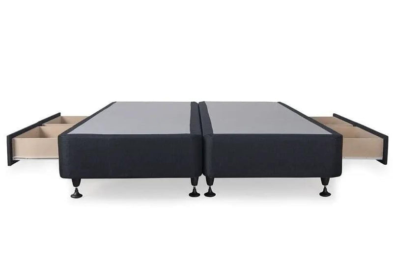 BroDeals Bed Frame Queen Split Bed Base with 4 Drawers Queen Split Bed Base with 4 Drawers