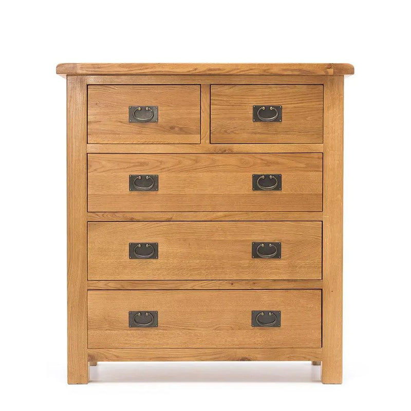 Oak Bedroom Suite - 4 Piece by BroDeals