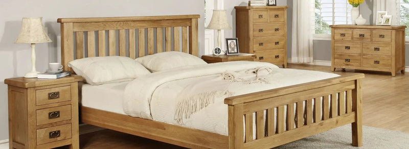 Oak Bedroom Suite - 4 Piece by BroDeals