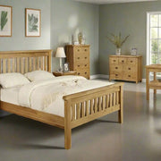 BroDeals Bedroom Furniture Sets Oak Bedroom Suite - 5 Piece Oak Bedroom Suite - 5 Piece