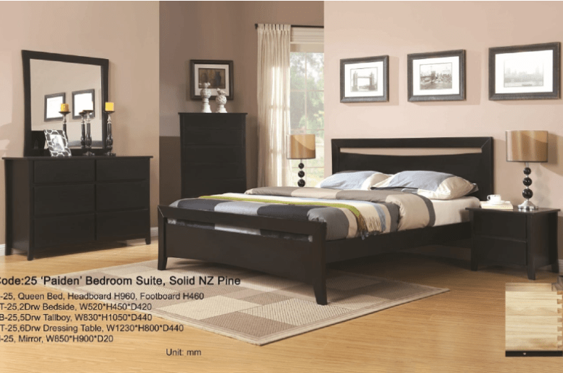 Paiden 4 Pcs Bedroom Suite by BroDeals