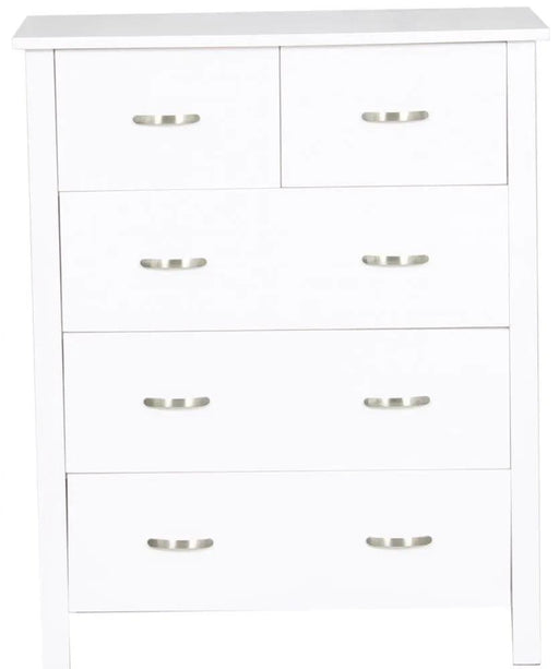 BroDeals Bedroom Furniture Sets Patty 5 Drawer Tallboy Patty 5 Drawer Tallboy