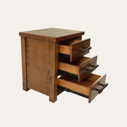 Woodgate 3 Drawer Bedside Table by BroDeals