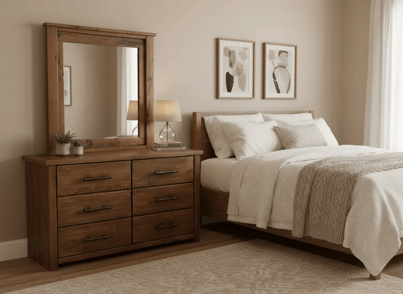 Woodgate Dresser with Mirror by BroDeals