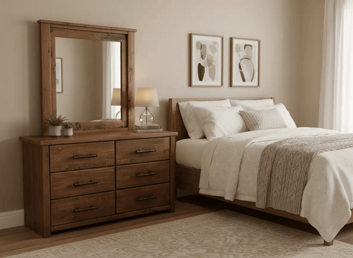 BroDeals Bedroom Furniture Sets Woodgate Dresser with Mirror Woodgate Dresser with Mirror