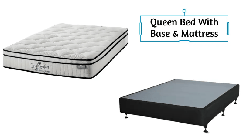 BroDeals bedroom set Queen Bed | Base & Mattress Queen Bed | Base & Mattress