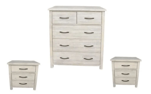 BroDeals bedroom set Tallboy | Bedside Table - Set of 3 Tallboy | Bedside Table - Set of 3