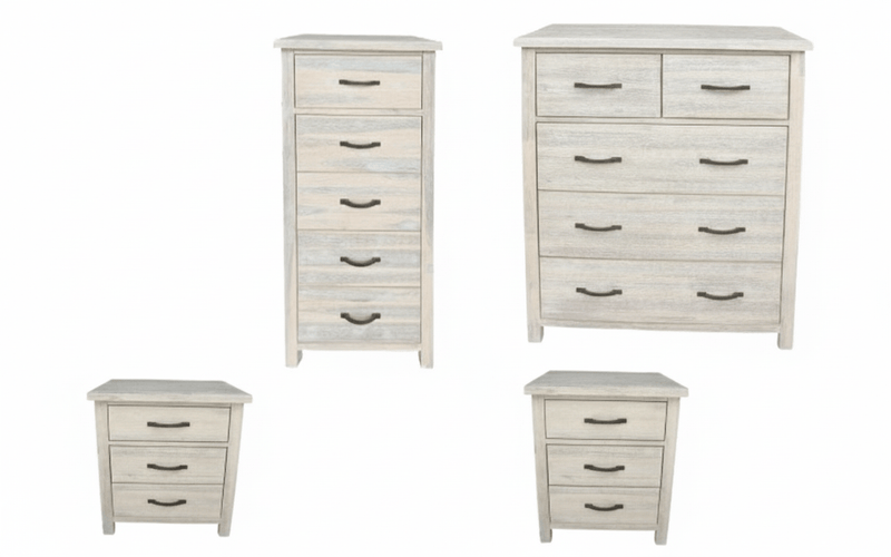 BroDeals bedroom set Tallboy | Slimboy | BedsideTables - Set of 4 Tallboy | Slimboy | BedsideTables - Set of 4