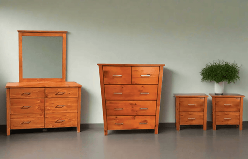 BroDeals bedroom set Tina Honey Bedroom Suite - Set of 4 Tina Honey Bedroom Suite - Set of 4