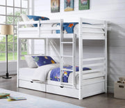 Bunk Bed with Two Bottom Drawers by BroDeals