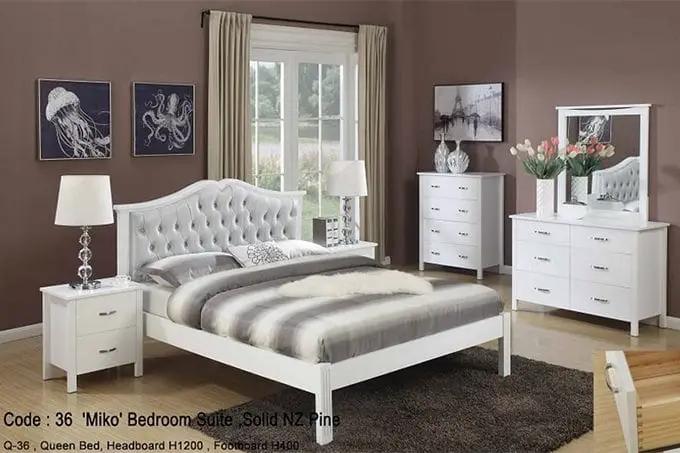 Miko Bed Frame - Queen by BroDeals