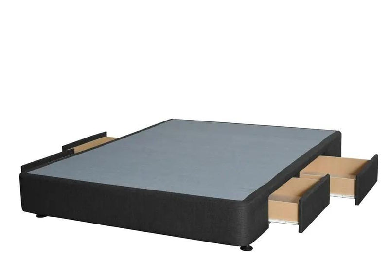 Queen Bed Base with 4 Drawers by BroDeals