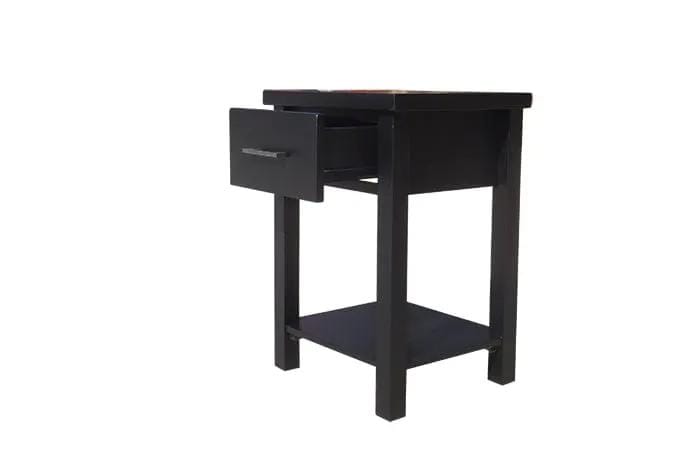 Helen Bedside Table Black by BroDeals
