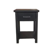 Helen Bedside Table Black by BroDeals
