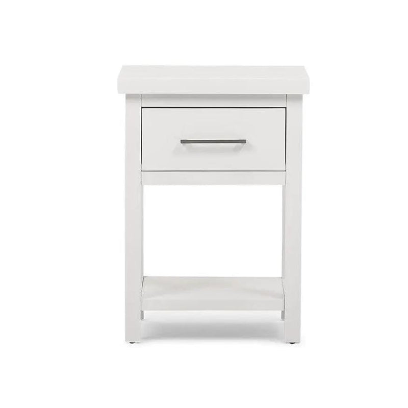 Helen Bedside Table White by BroDeals