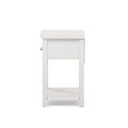 Helen Bedside Table White by BroDeals