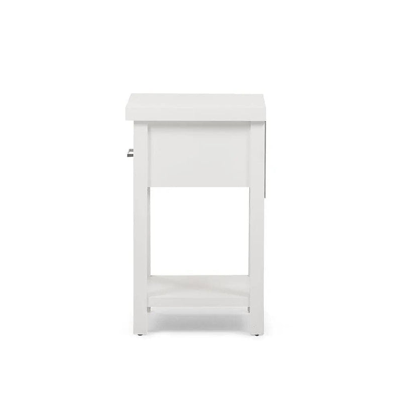 Helen Bedside Table White by BroDeals