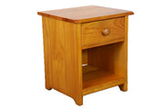 BroDeals Bedside Table NZ Pine Bedside Table - Natural NZ Pine Bedside Table - Natural