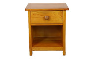 BroDeals Bedside Table NZ Pine Bedside Table - Natural NZ Pine Bedside Table - Natural