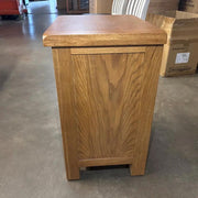 Oak 3 Drawer Bedside Table by BroDeals