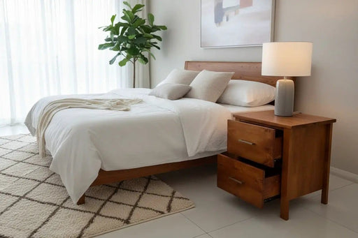 BroDeals Bedside Table Tina 2 Drawer Bedside Tina 2 Drawer Bedside