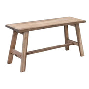 Rustico Reclaimed Teak Bench Medium - Natural by BroDeals