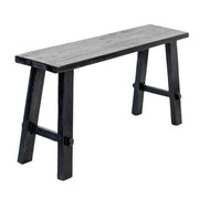 Rustico Reclaimed Teak Bench Medium - Black by BroDeals