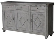 Old Pine Sideboard - Distressed Grey by BroDeals