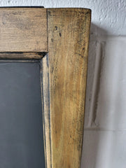 BroDeals Cafe Teak Double Sided Black Board Teak Double Sided Black Board