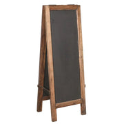 BroDeals Cafe Teak Double Sided Black Board Teak Double Sided Black Board
