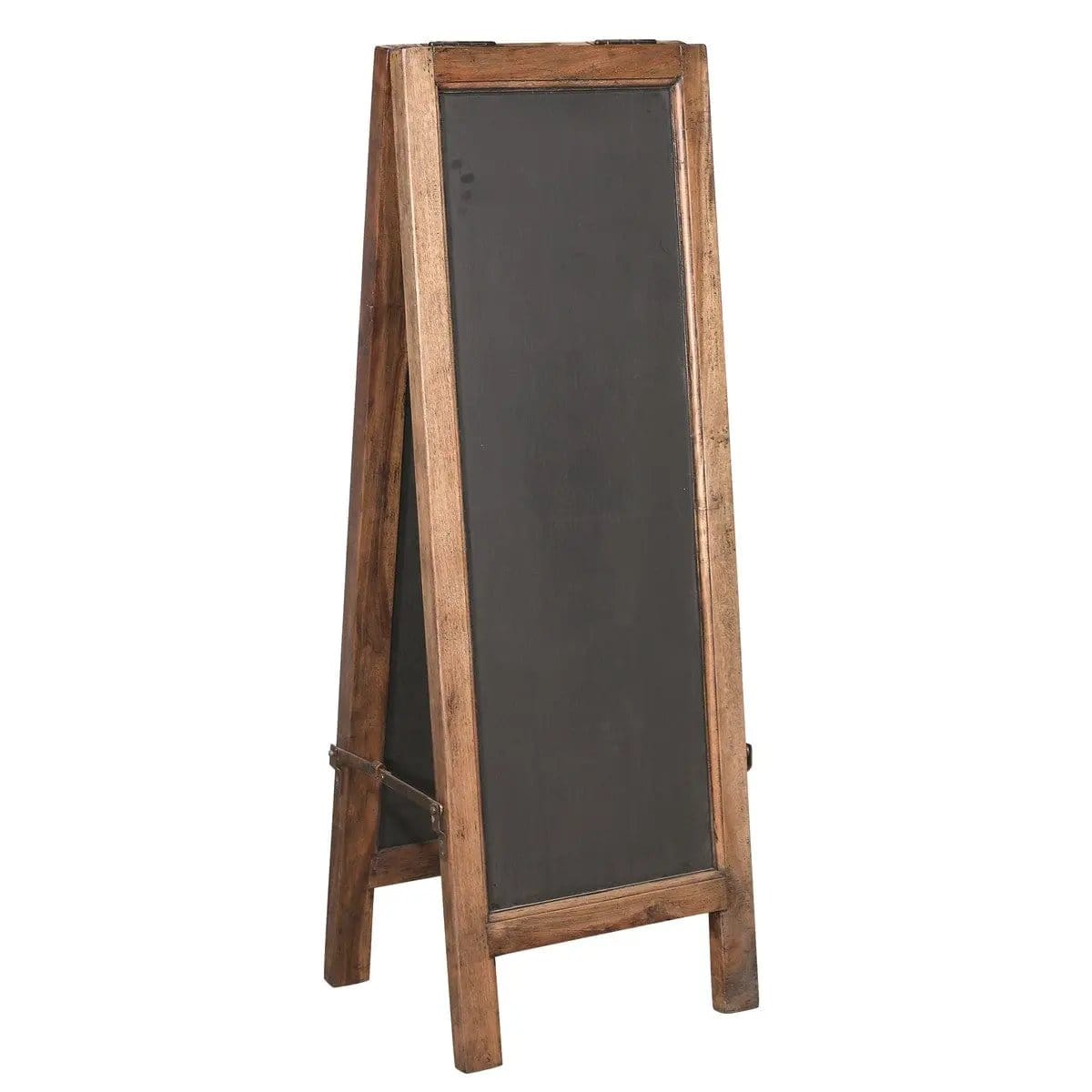 BroDeals Cafe Teak Double Sided Black Board Teak Double Sided Black Board