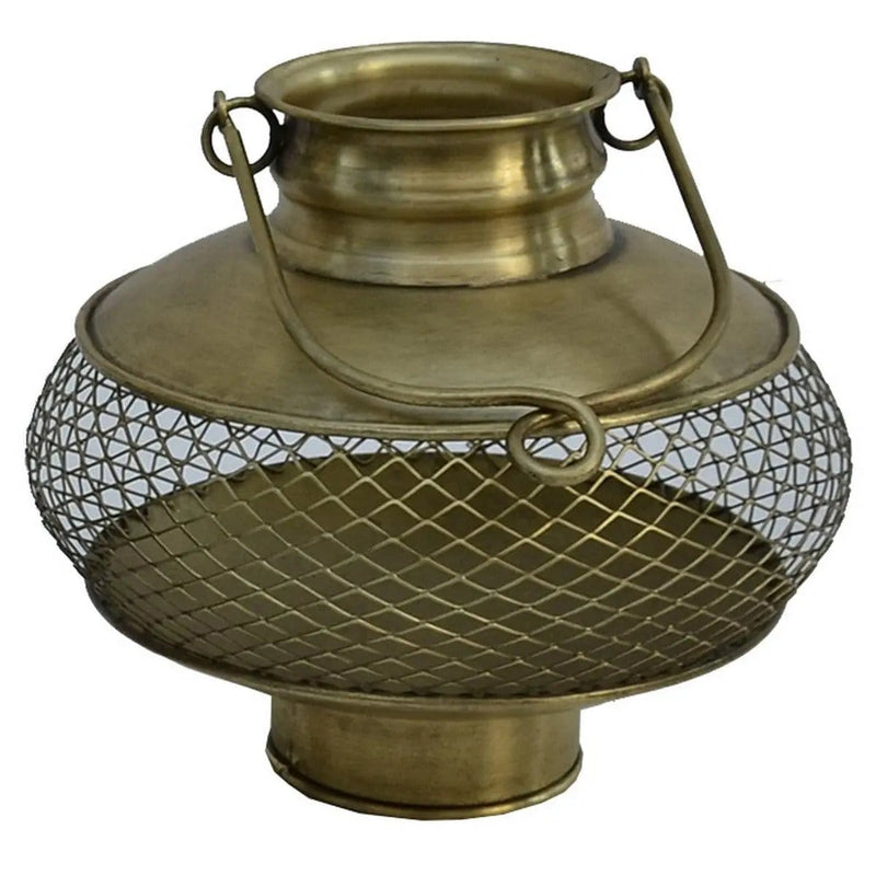 Gold Candle Holder - Medium by BroDeals