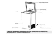 Midea 198L Chest Freezer / Fridge Convertible MDRC280FZF01AP by BroDeals