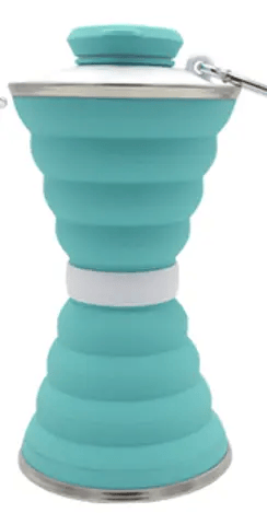 BroDeals Collapsible Water Bottle Collapsible Water Bottle - Green Collapsible Water Bottle - Green