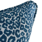 BroDeals Cushion Cover Leopard Design Cushion Cover -  Blue & White Leopard Design Cushion Cover -  Blue & White