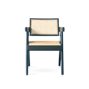 BroDeals Dining Chair Liverpool Rattan Armchair | Dining Chair - Black Liverpool Rattan Armchair | Dining Chair - Black