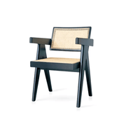 BroDeals Dining Chair Liverpool Rattan Armchair | Dining Chair - Black Liverpool Rattan Armchair | Dining Chair - Black