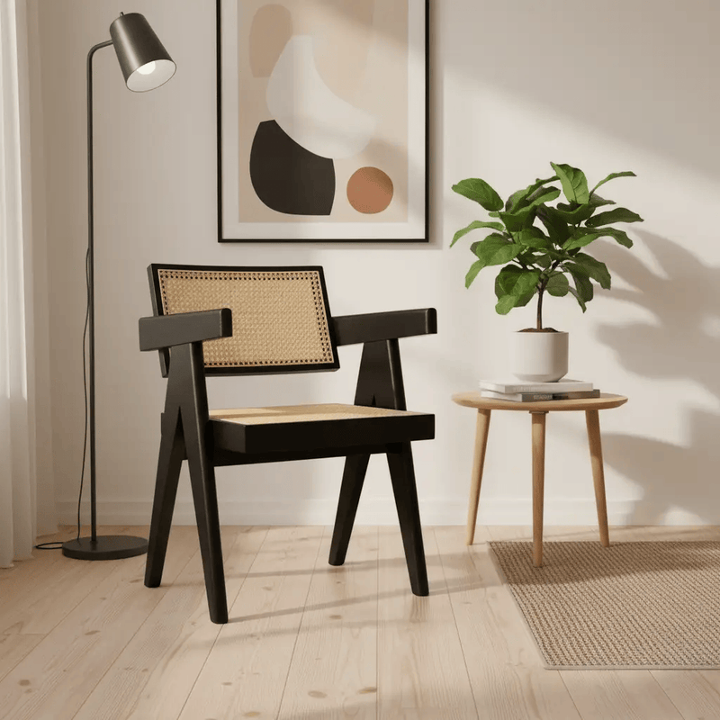 BroDeals Dining Chair Liverpool Rattan Armchair | Dining Chair - Black Liverpool Rattan Armchair | Dining Chair - Black