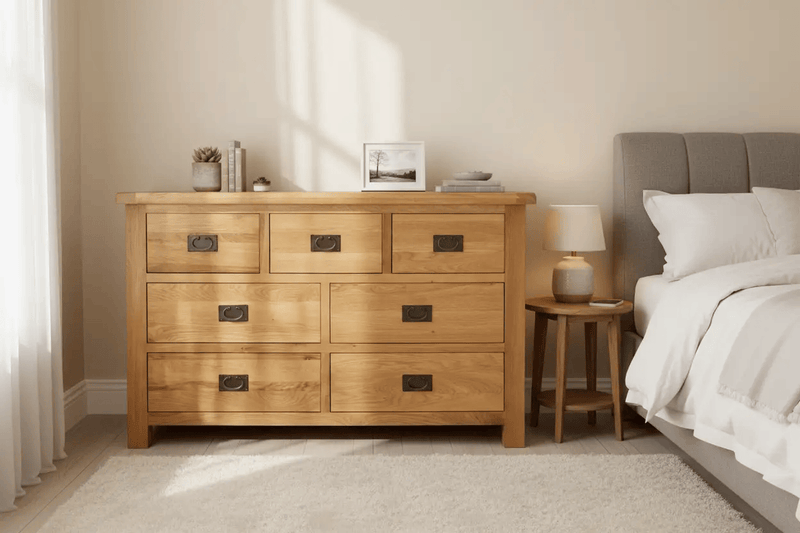 BroDeals Dressing Table Oak Dressing Table | Lowboy Oak Dressing Table | Lowboy