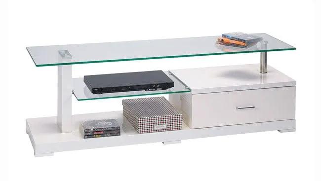 Myron TV Unit - White by BroDeals