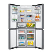 Midea 474L Cross Door Fridge Freezer Stainless Steel MDRF632FGF46APD by BroDeals