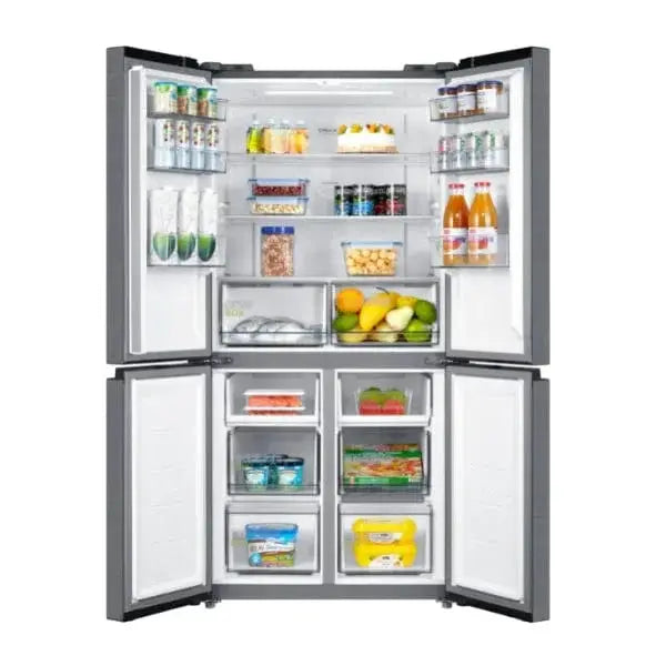 Midea 474L Cross Door Fridge Freezer Stainless Steel MDRF632FGF46APD by BroDeals